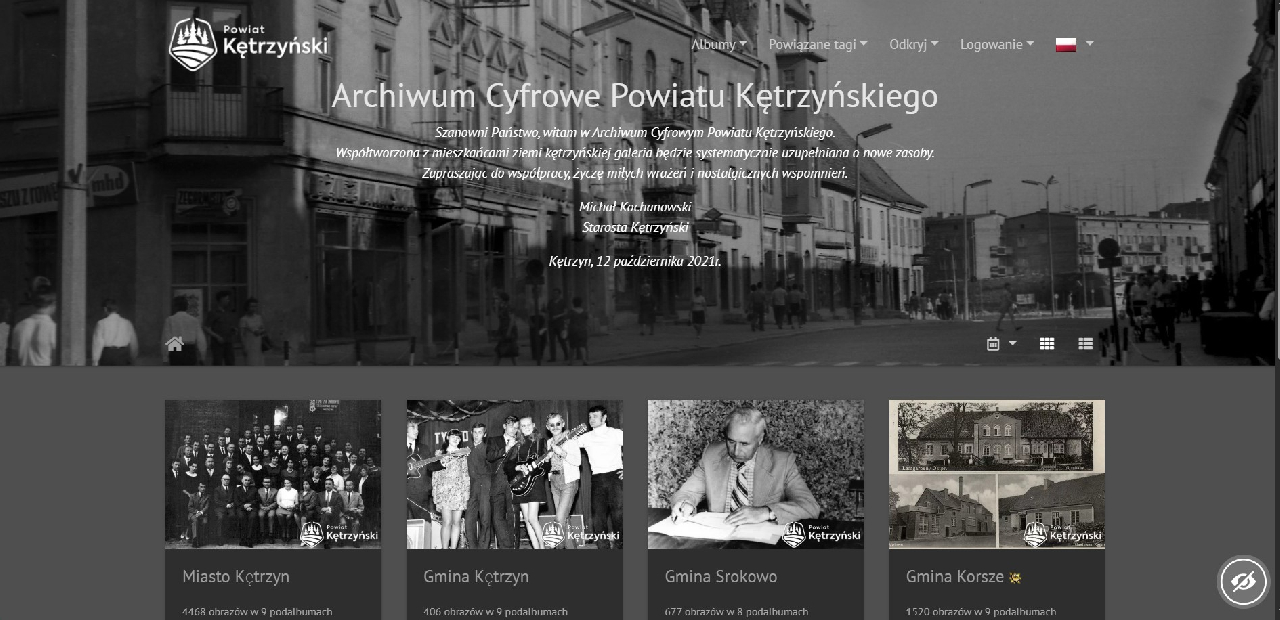 zdjęcie przedstawia grafikę archiwum cyfrowego powiatu kętrzyńskiego