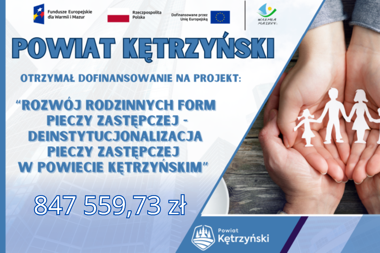 zdjęcie przedstawia informację o dofinansowaniu