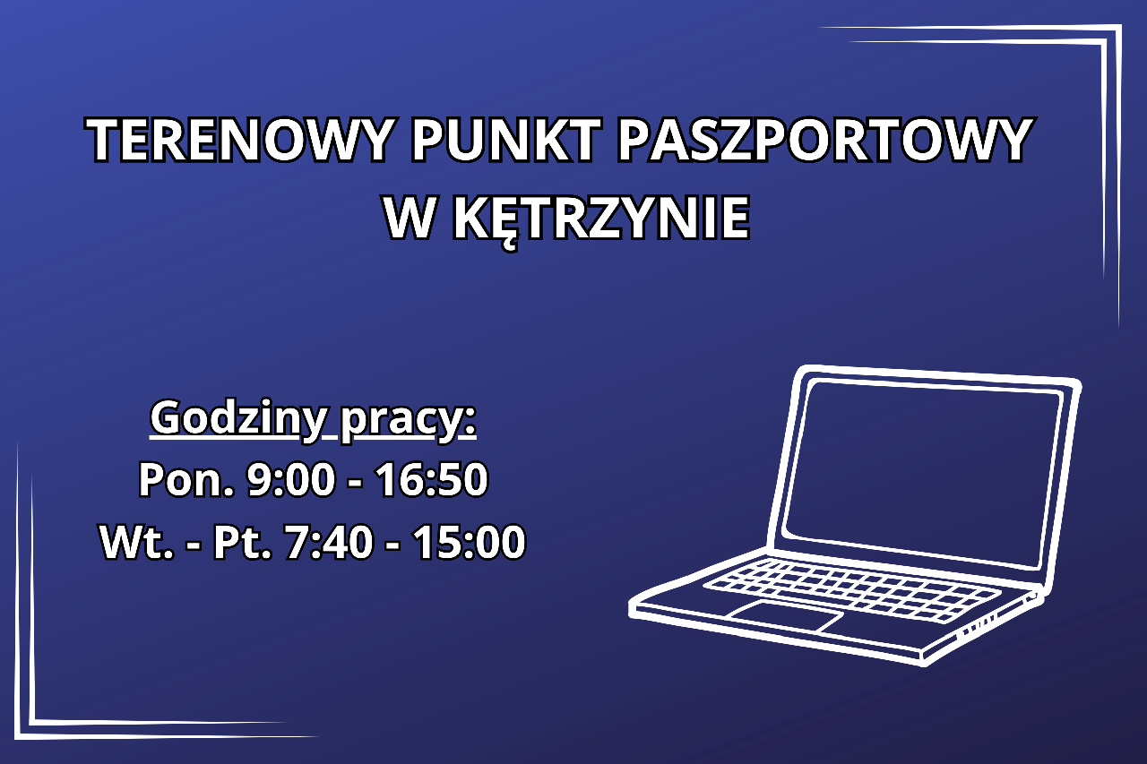 ZDJĘCIE PRZEDSTAWIA INFORMACJĘ DOTYCZĄCĄ GODIN OTWARCIA TERENOWEGO PUNKTU PASZPORTOWEGO