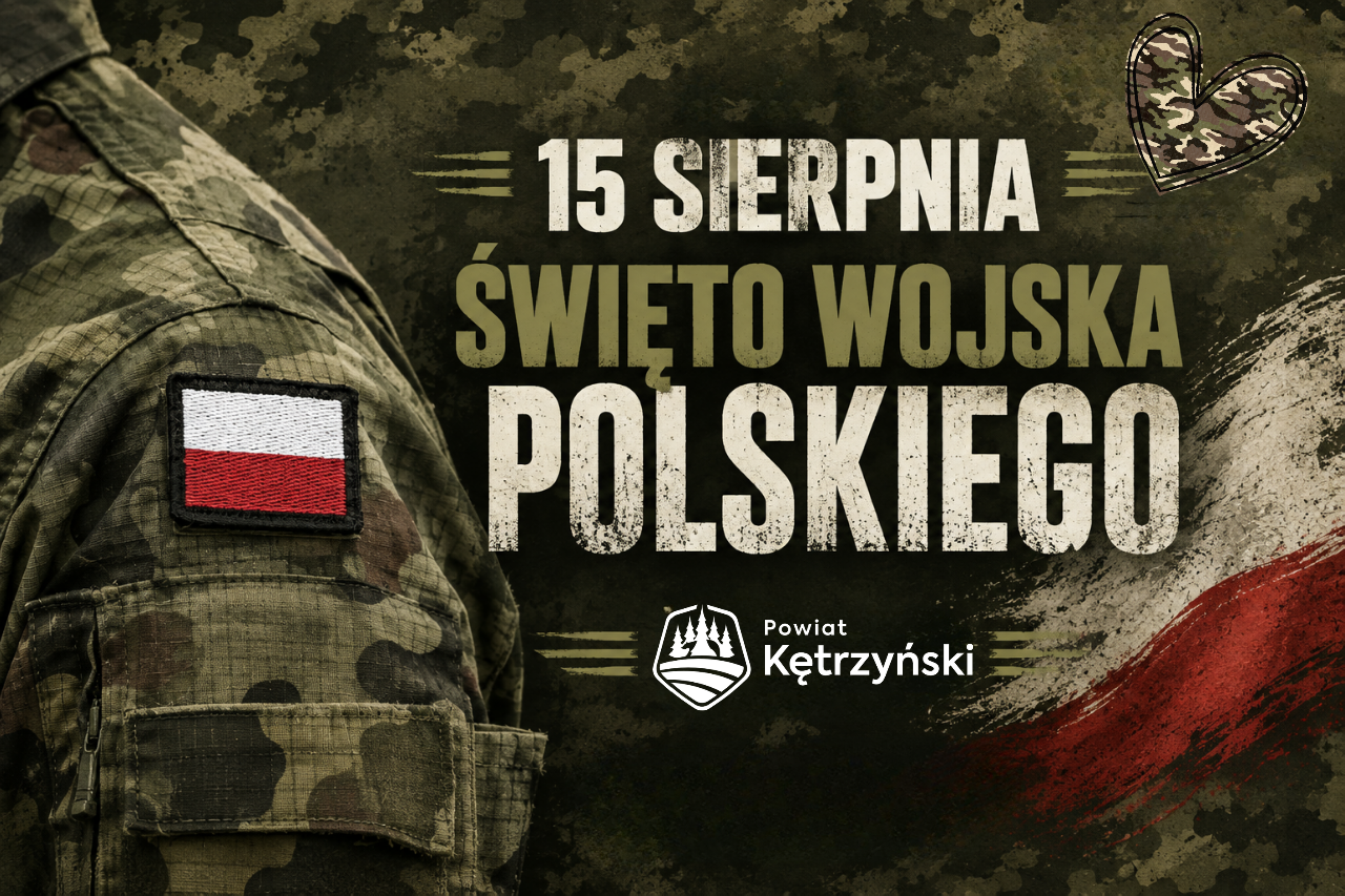 grafika z okazji Święta Wojska Polskiego