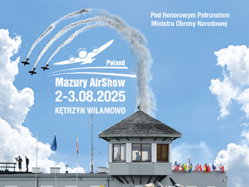 Plakat - MAZURY AIRSHOW 2025 – 24. EDYCJA LEGENDARNEGO ŚWIĘTA LOTNICTWA