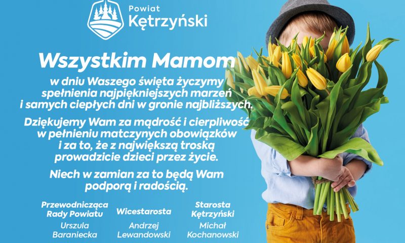 Życzenia z okazji Dnia Matki– 26 maja 2020 r.