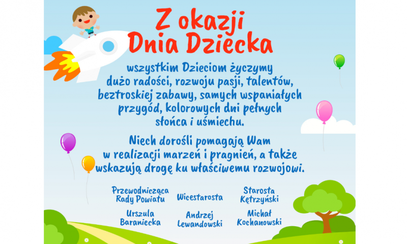 Życzenia z okazji Dnia Dziecka