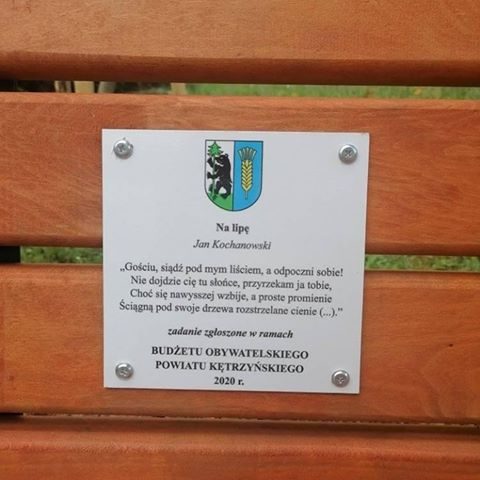 Miasto i gmina Korsze zyskało siedemnaście ławek oraz drzewek parkowych