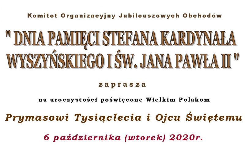 Zapraszamy na uroczystości poświęcone Wielkim Polakom