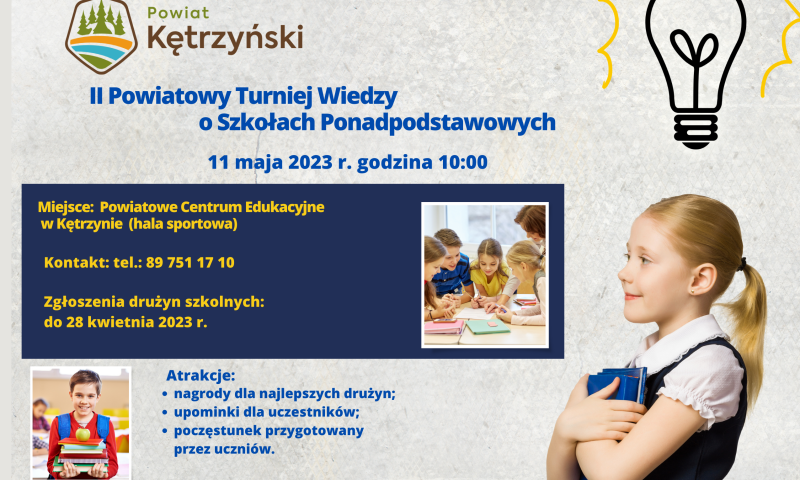 II Powiatowy Turniej Wiedzy o Szkołach Ponadpodstawowych
