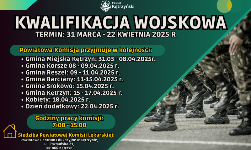 Kwalifikacja wojskowa 2025