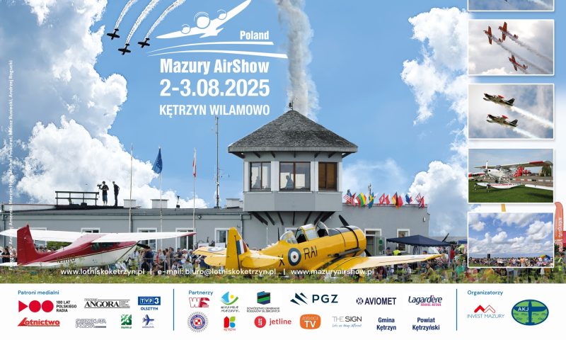 MAZURY AIRSHOW 2025 – 24. EDYCJA LEGENDARNEGO ŚWIĘTA LOTNICTWA