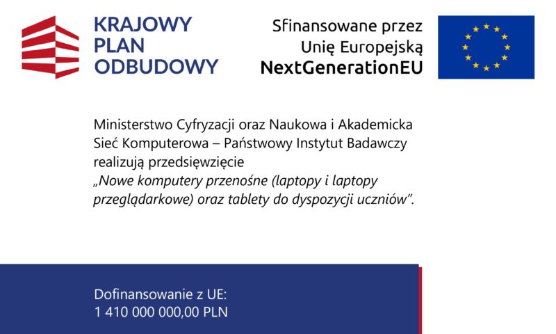 Nowoczesny sprzęt dla szkół z KPO