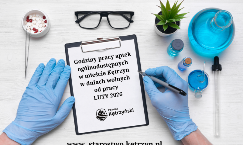 Terminy dyżurów aptek na miesiąc luty