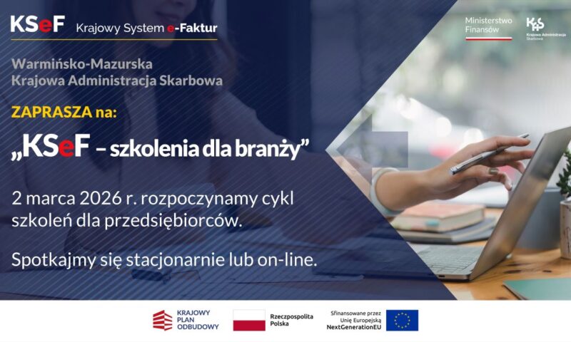Środy z KSeF – cykl szkoleń