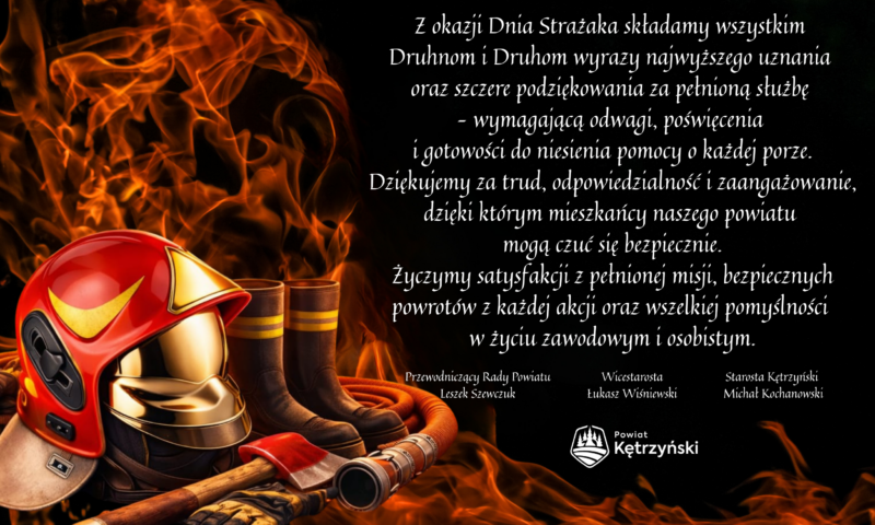 Życzenia z okazji Dnia Strażaka